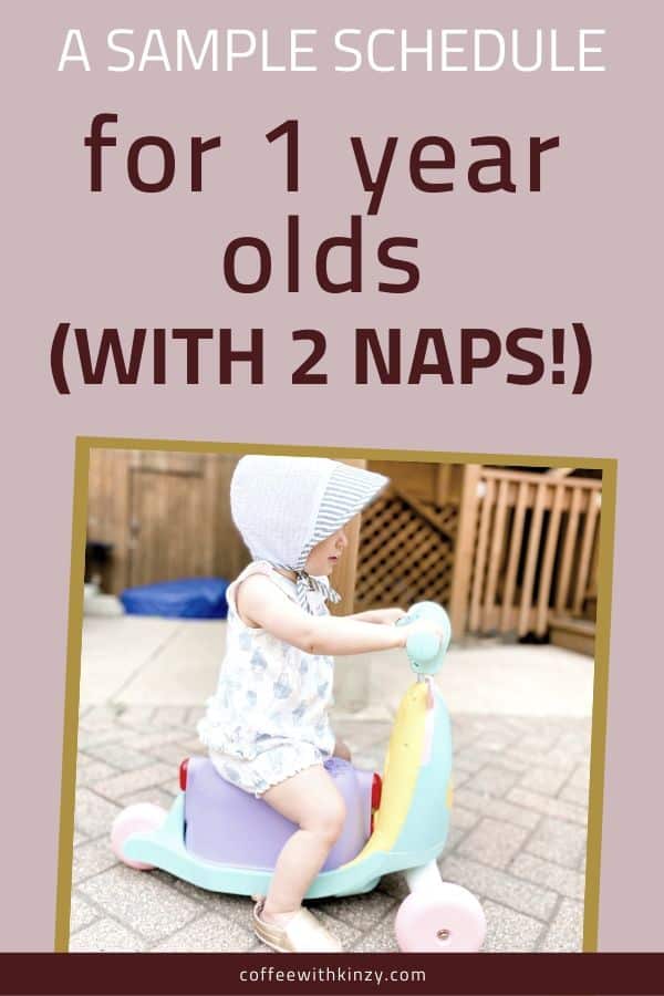 1 Year Old Sample Schedule With 2 Naps