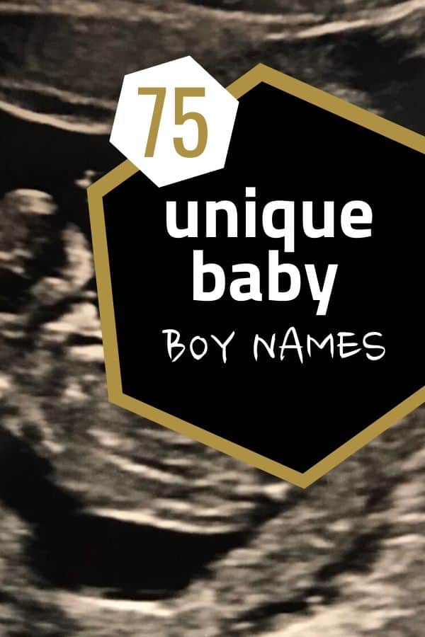 75 Uncommon Baby Boy Names