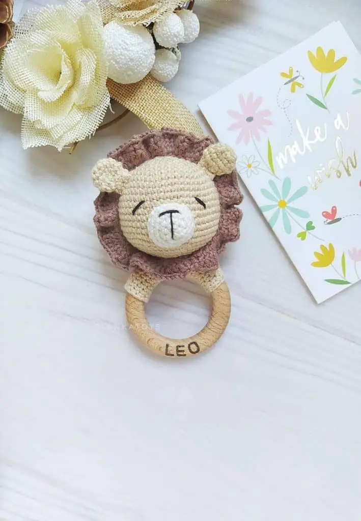 Personalized baby rattle