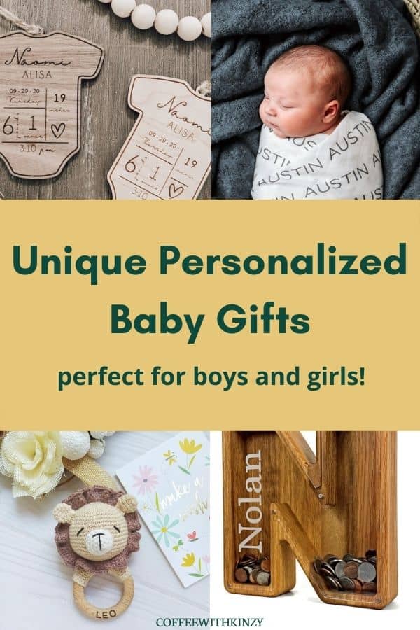 Unique personalized baby gifts on Etsy