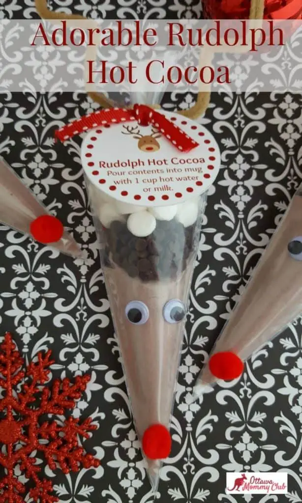 DIY Rudolph Hot Cocoa Gift