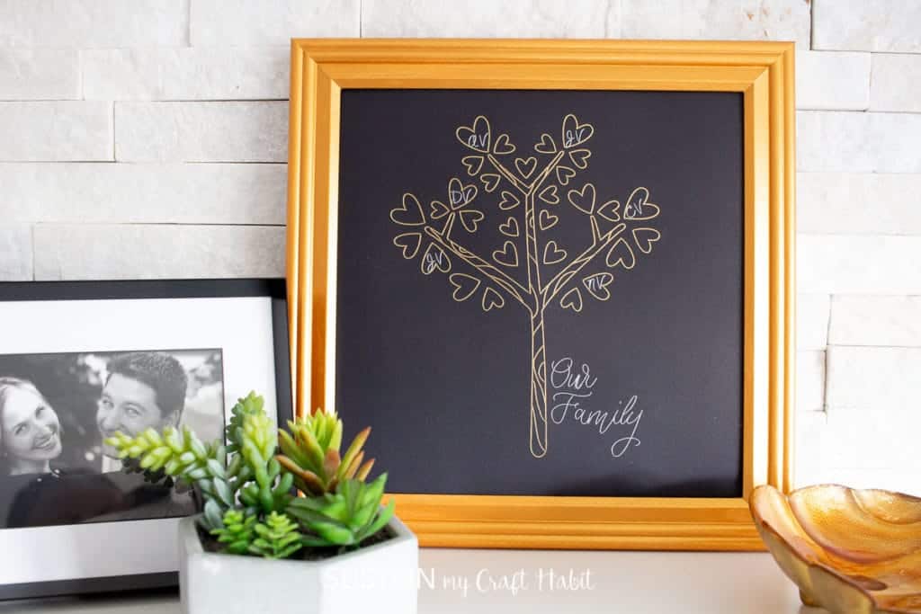 Personalized Family Tree DIY Christmas Gift for Grandparents