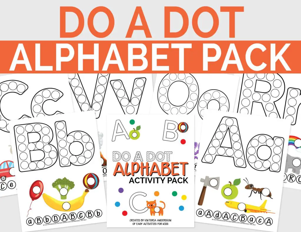 Alphabet Dot Activity Pack