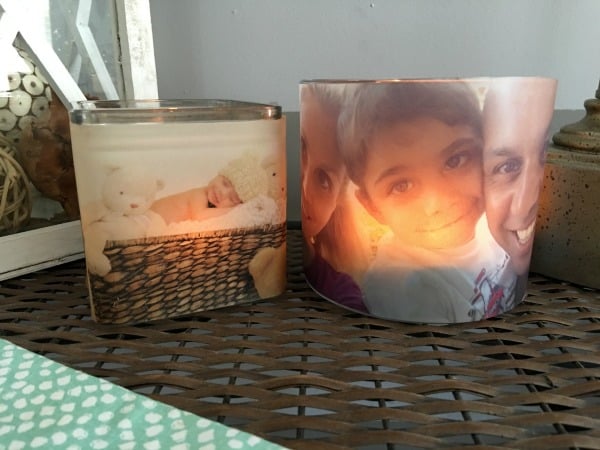 Homemade Photo Luminary Gift Ideas for Grandparents