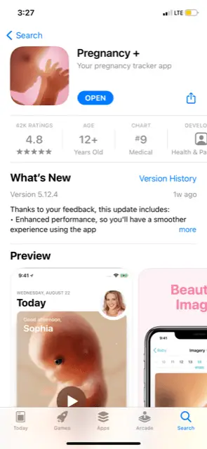 Pregnancy+ App