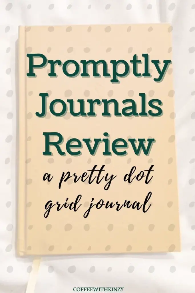 A neutral and pretty dot grid journal