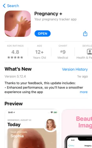 Pregnancy+ App