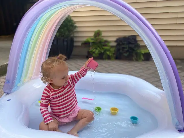 Rainbow Toddler Pool